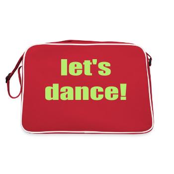 let's dance - Retro Bag - red/white - Back