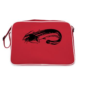 as35_wels_s - Sac Retro - rouge/blanc - Dos