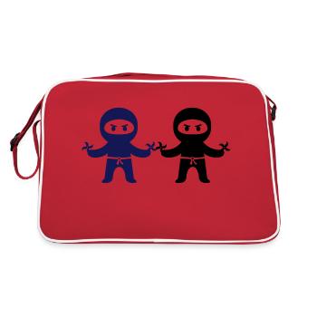 Ninjas - Sac Retro - rouge/blanc - Dos