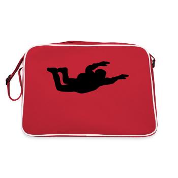 Sky Diving - Retro Bag - red/white - Back