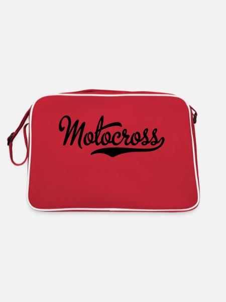 motocross - Retro Bag - red/white - Back