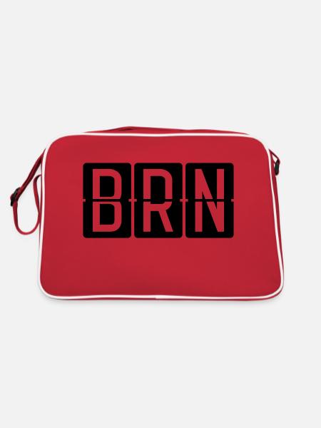Bern - Retro Bag - red/white - Back