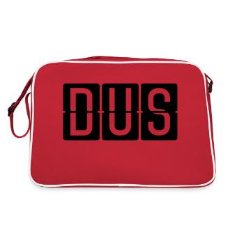 Dusseldorf - Retro Bag - red/white - Back