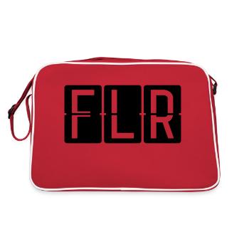 Florenz - Retro Tasche - Rot/Weiß - Hinten