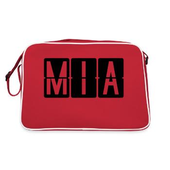 Miami - Sac Retro - rouge/blanc - Dos