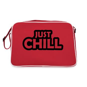 Stay calm Just Chill - Retro Bag - red/white - Back