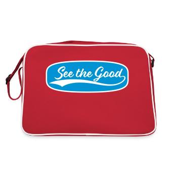 voir la bonne citation - Sac Retro - rouge/blanc - Dos