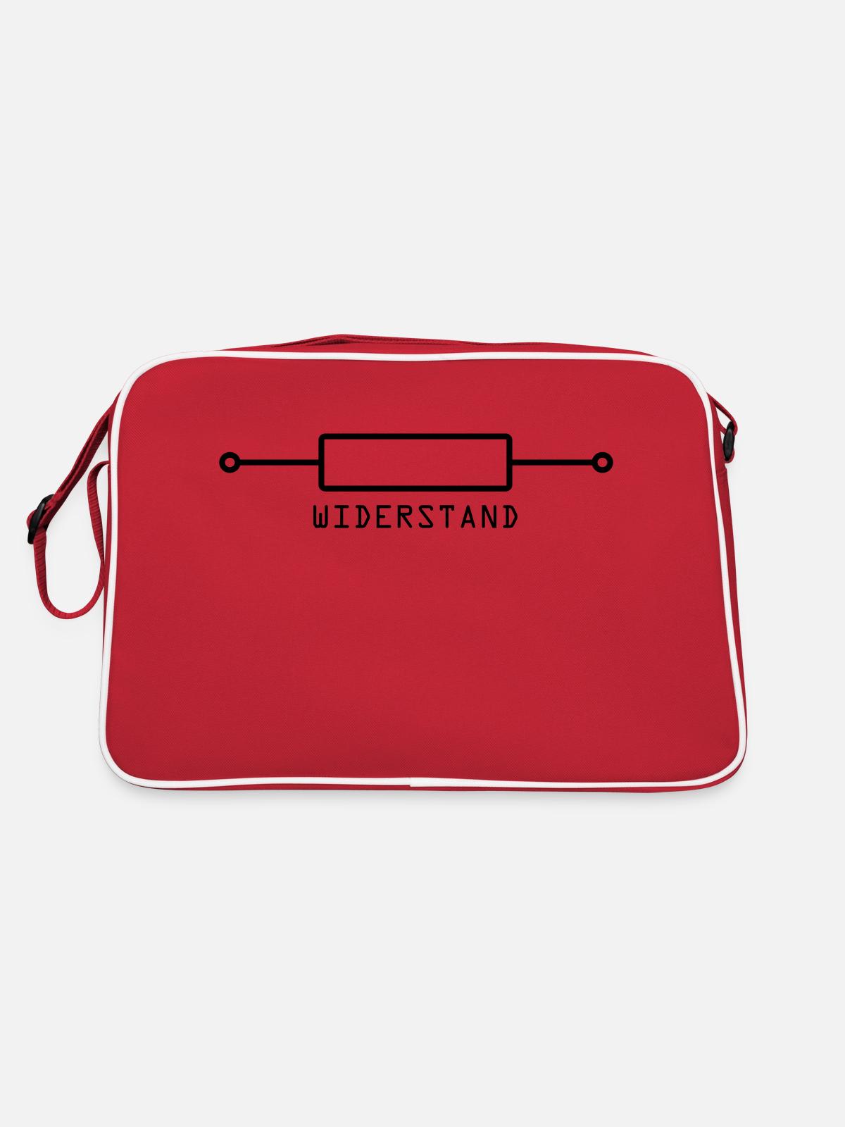 resistance - Retro Bag - red/white - Back