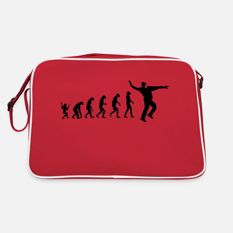 Ab geht die Post! - Retro Tasche - Rot/Weiß