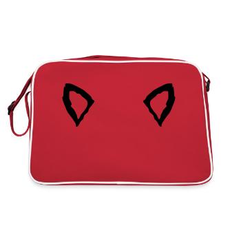 Oreilles de niveau 2 - Sac Retro - rouge/blanc - Dos