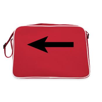flèche - Sac Retro - rouge/blanc - Dos