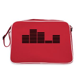 Music Bar Equalizer - Retro Bag - red/white - Back