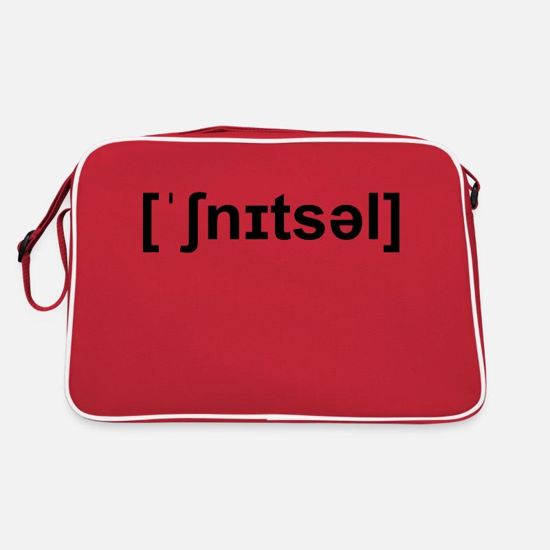 schnitzel lautschrift Retro Tasche
