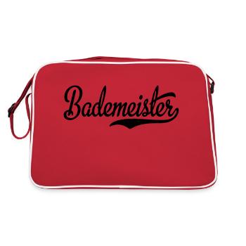 Pool attendant - Retro Bag - red/white - Back