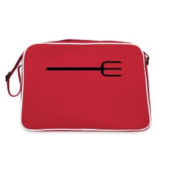 pitchfork - Retro Bag - red/white - Back