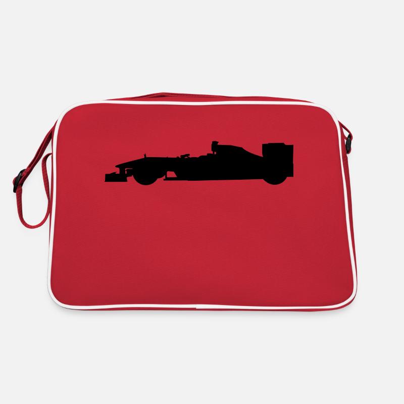 F1 - Retro Tasche - Rot/Weiß