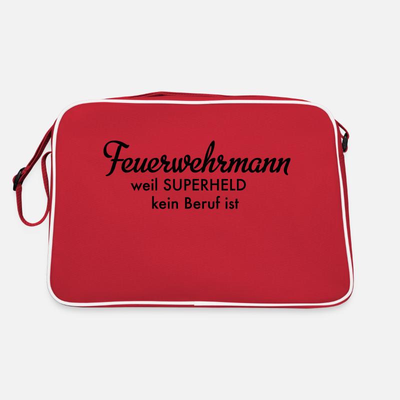 Feuerwehrmann Retro Tasche