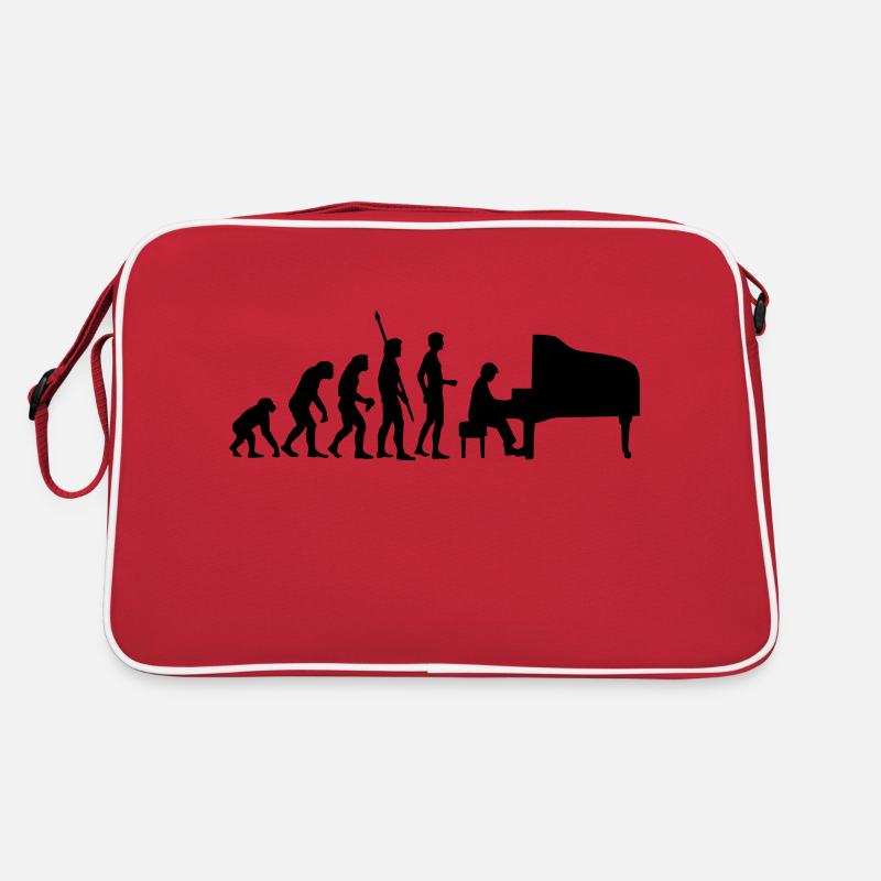 evolution_pianist Retro Tasche
