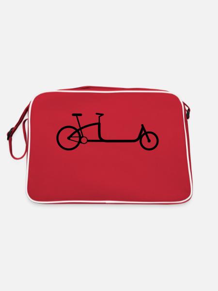 The very large cargo wheel - Retro Bag - red/white - Back