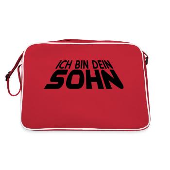 Ich bin dein SOHN 3D (1c) - Retro Bag - red/white - Back