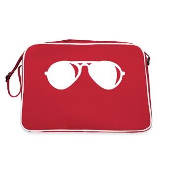 lunettes de soleil - Sac Retro - rouge/blanc - Dos