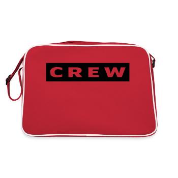 Crew patch - Retro Bag - red/white - Back