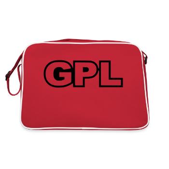 GPL - Sac Retro - rouge/blanc - Dos