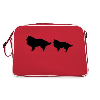 Canine - Sac Retro - rouge/blanc - Dos
