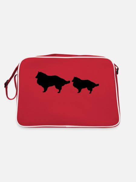 Canine - Sac Retro - rouge/blanc - Dos