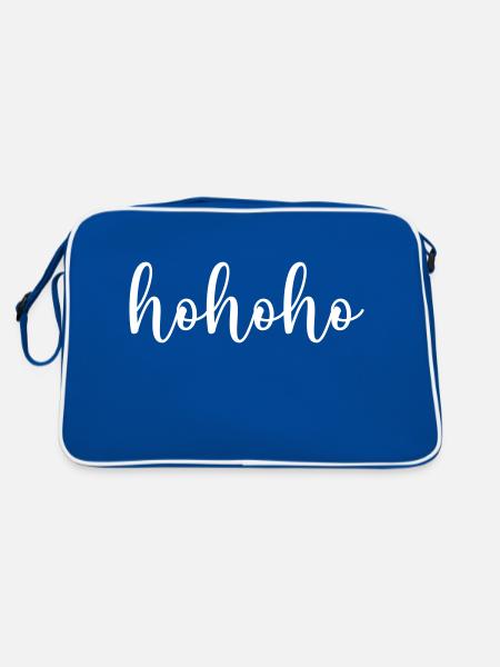 hohoho - Retro Bag - blue/white - Back
