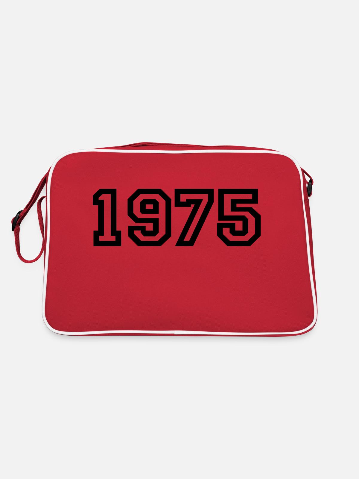 1975 - Sac Retro - rouge/blanc - Dos