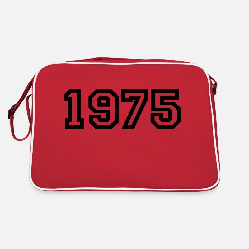 1975 - Retro Tasche - Rot/Weiß