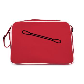 cotton_swab - Sac Retro - rouge/blanc - Dos