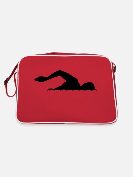 swim - Retro Bag - red/white