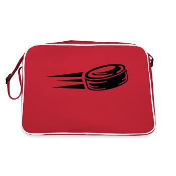 hockey_puk_f1 - Sac Retro - rouge/blanc - Dos