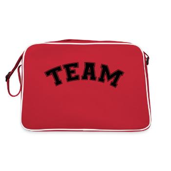 équipe - Sac Retro - rouge/blanc - Dos