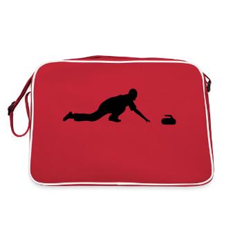 curling - Retro Bag - red/white - Back