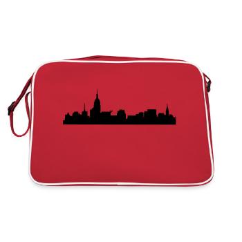 ligne d'horizon - Sac Retro - rouge/blanc - Dos