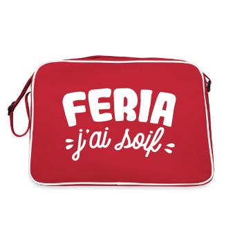Feria j'ai soif apéro - Sac Retro - rouge/blanc - Dos
