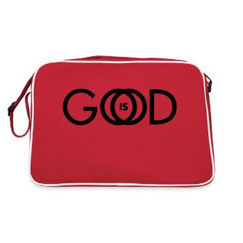 GOD IS GOOD - Retro Bag - red/white - Back