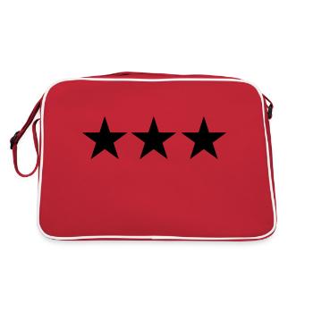 Star - Sac Retro - rouge/blanc - Dos