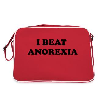 i beat anorexia - Sac Retro - rouge/blanc - Dos