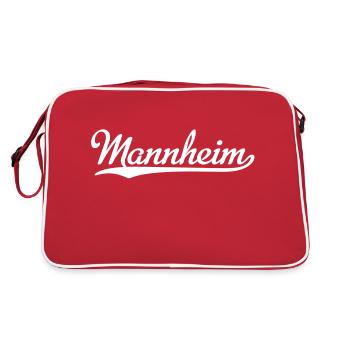 mannheim - Retro Bag - red/white - Back