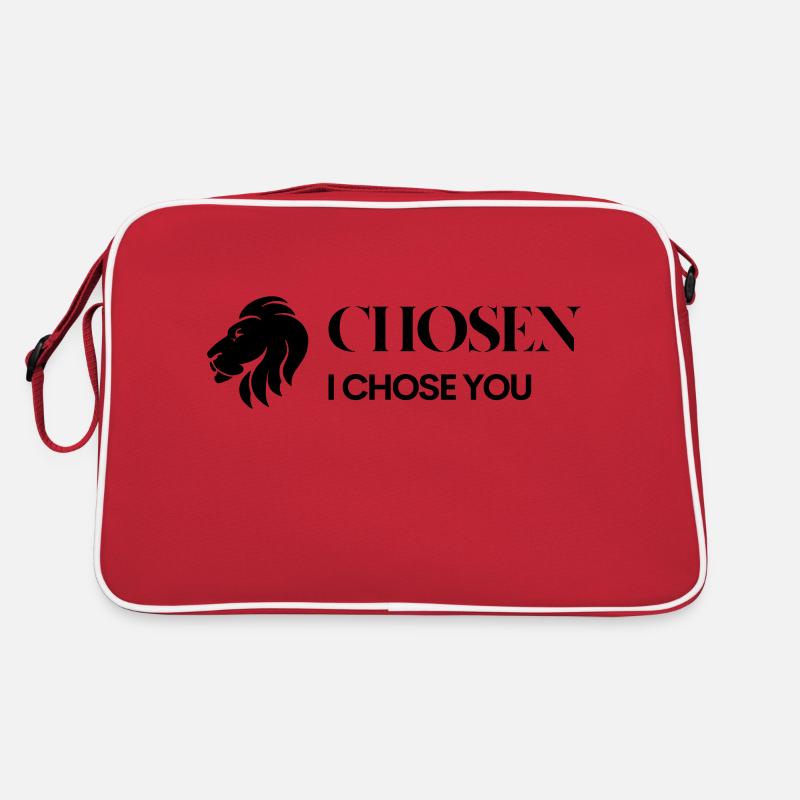 Black logo no background Retro Tasche