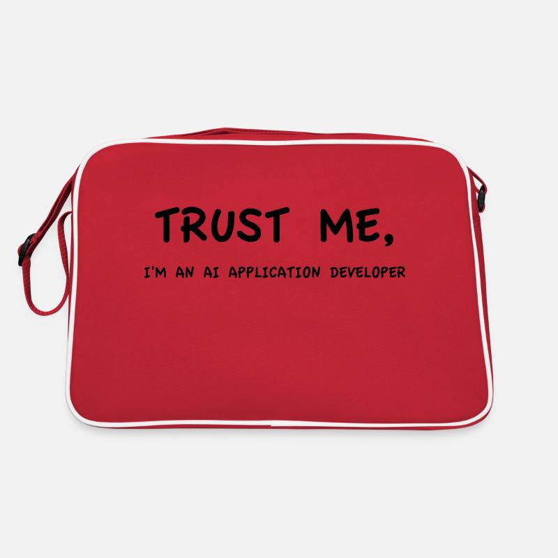 Trust me I'm an AI Application Developer Einfarbig Retro Tasche
