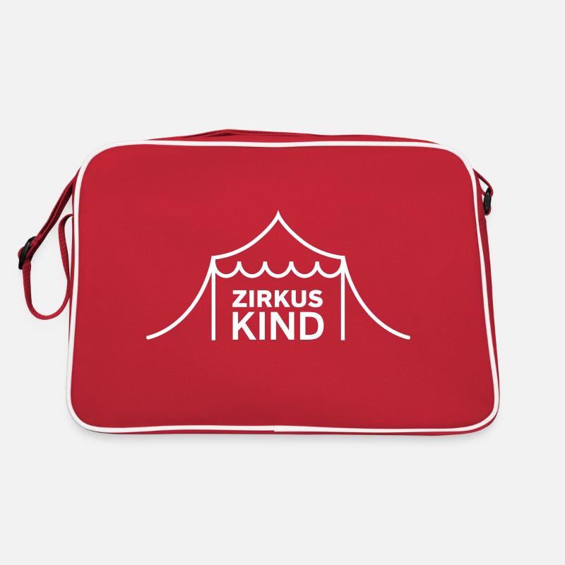 Zirkuskind / Zirkuszelt Retro Tasche