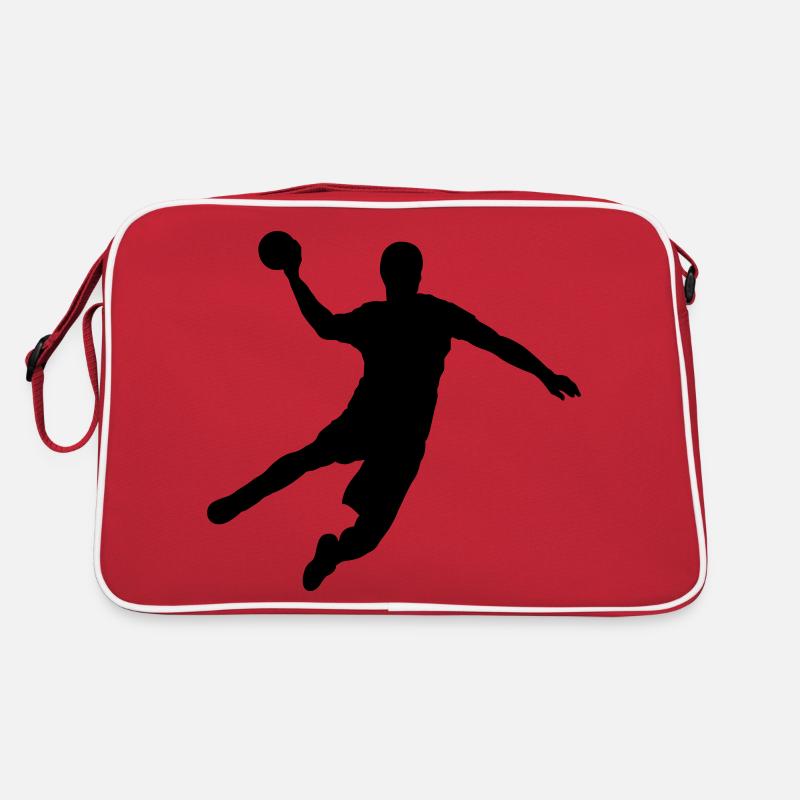 Handball - Sac Retro - rouge/blanc