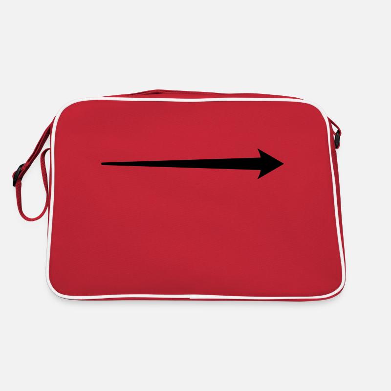 Pfeil Motiv Retro Tasche