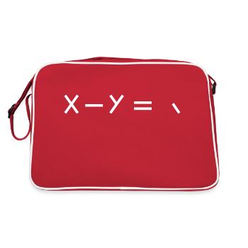 A fun subtraction - Retro Bag - red/white - Back
