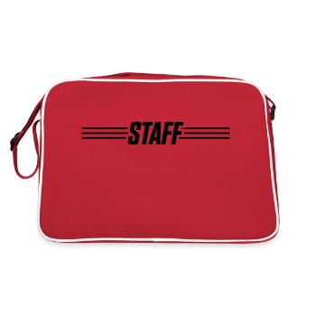 staff strich - Sac Retro - rouge/blanc - Dos